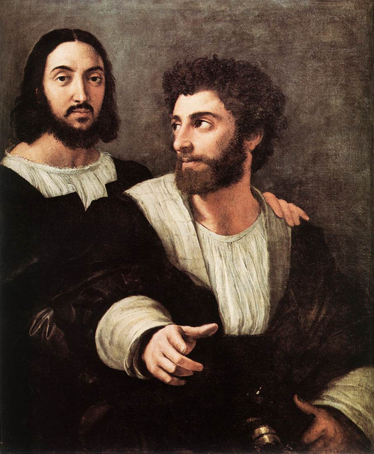 Raffaello Double Portrait Louvre