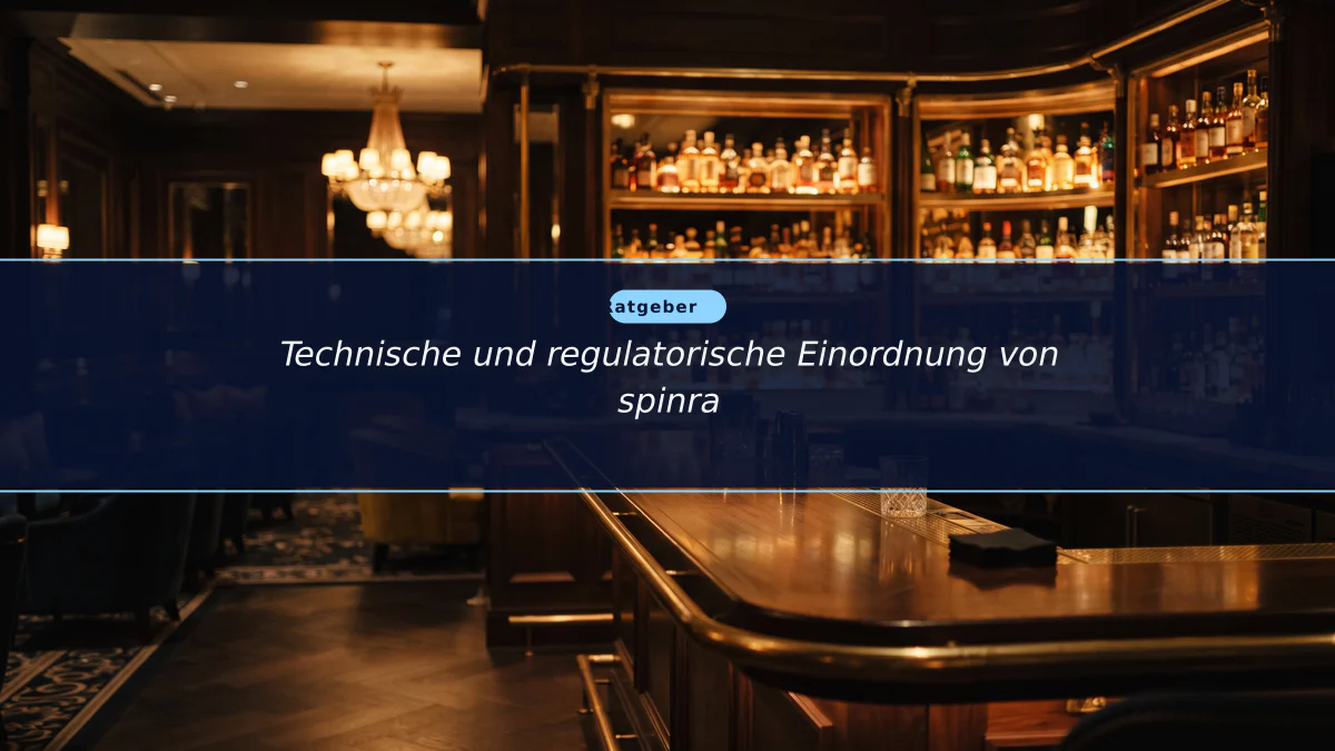 Technische und regulatorische Einordnung von spinra