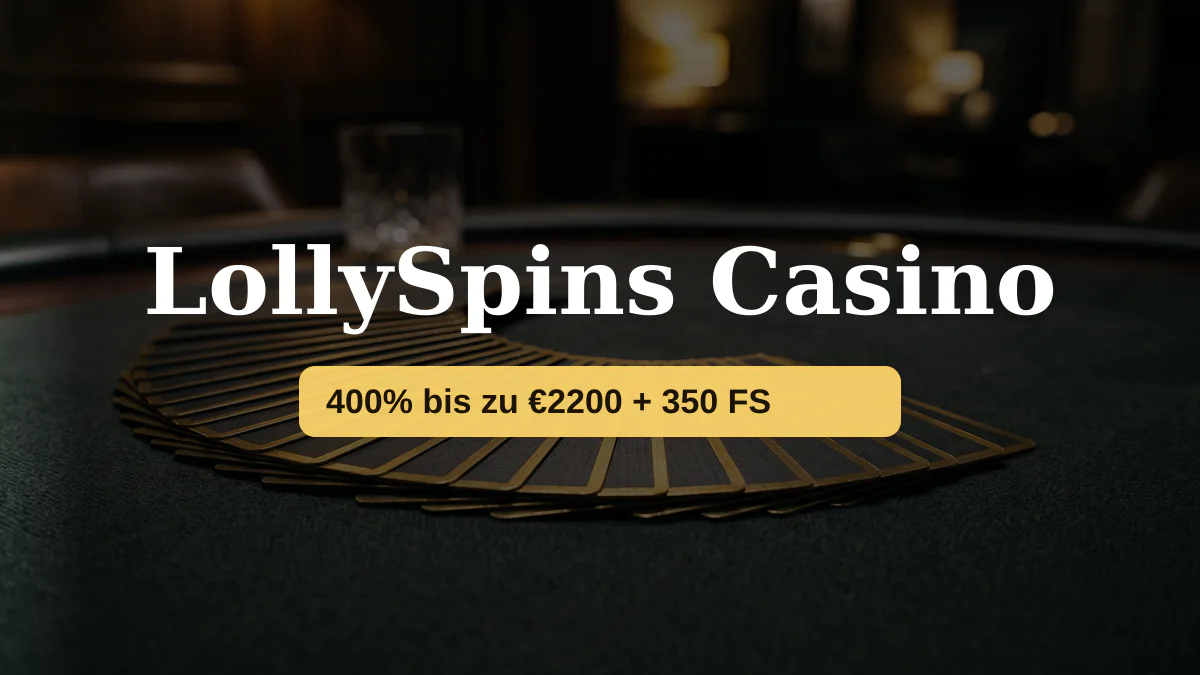 LollySpins Casino — Willkommensbonus 400% bis zu €2200 + 350 FS, Zahlungen: Skrill, Neteller, MiFinity, Bitcoin, Ethereum