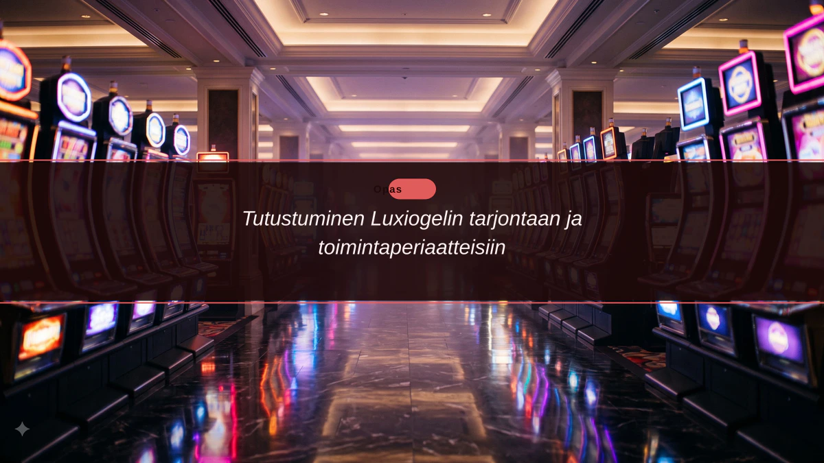 Tutustuminen Luxiogelin tarjontaan ja toimintaperiaatteisiin