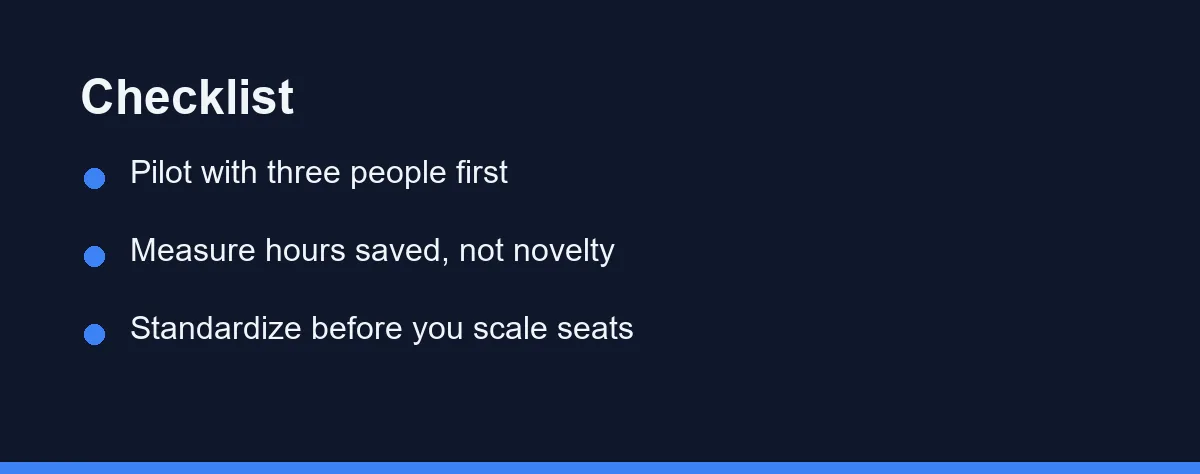 Checklist