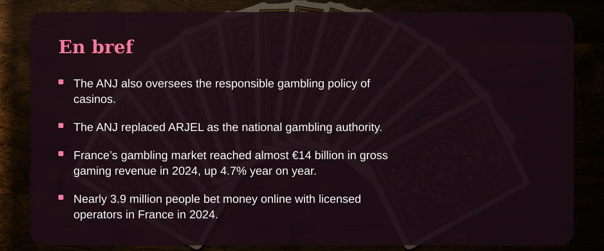 Le cadre légal des jeux d'argent et la stratégie du parieur français — En bref