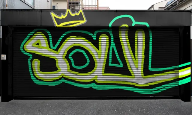 Graffiti artwork by SOUL