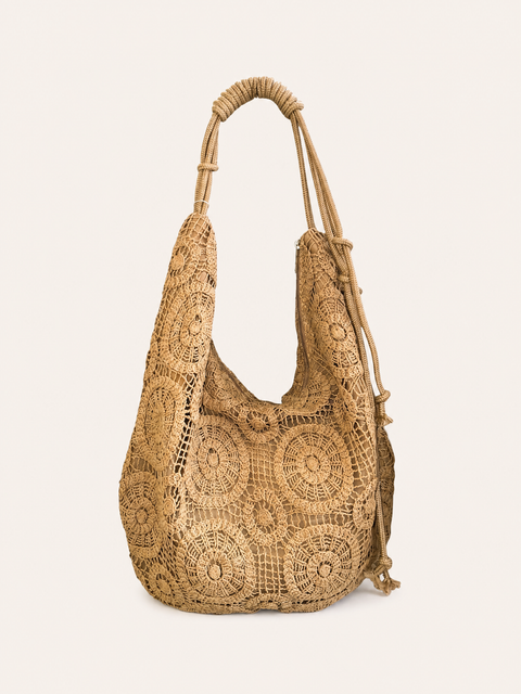 Sac hobo crochet motif