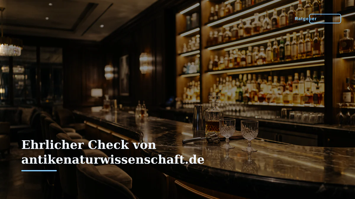 Ehrlicher Check von antikenaturwissenschaft.de