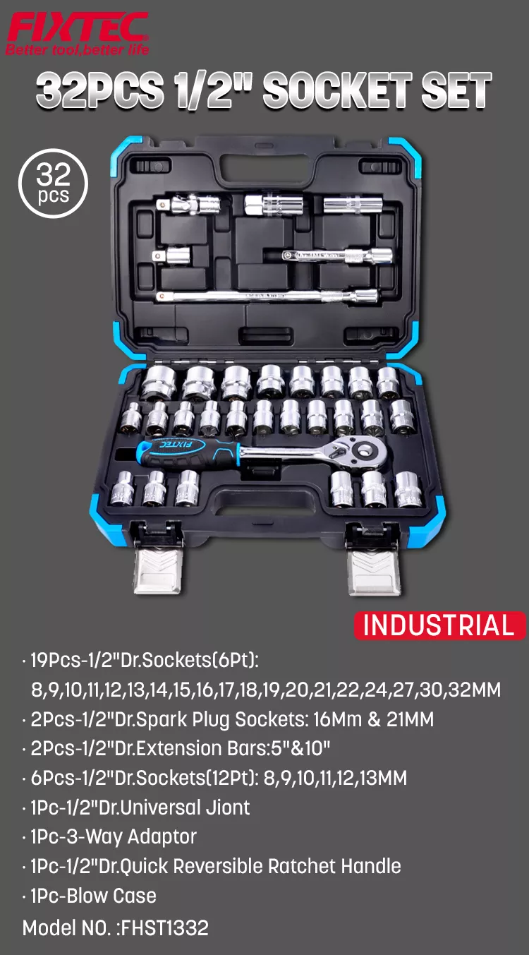 Juego de dados de 32 piezas de 1/2 '