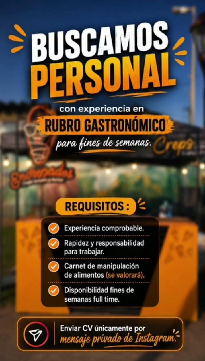 Se busca Cocinero en Posadas