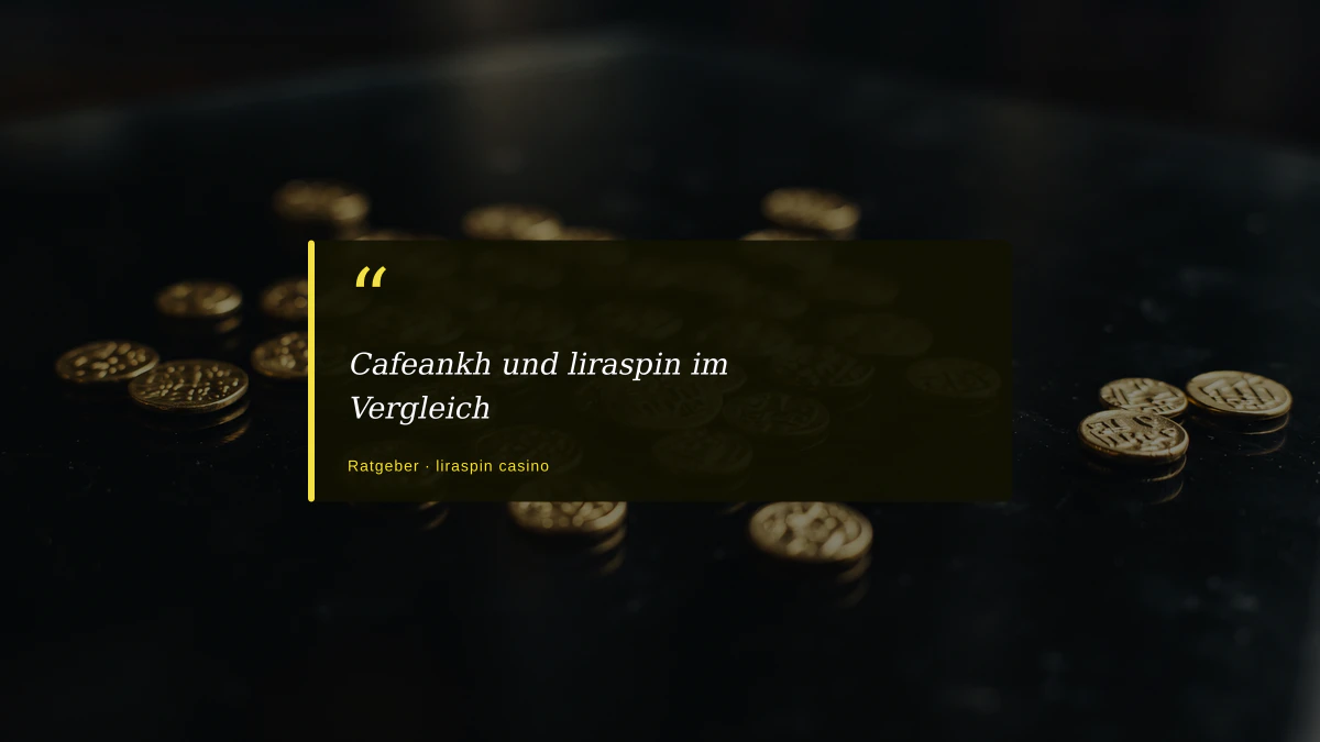 Cafeankh und liraspin im Vergleich