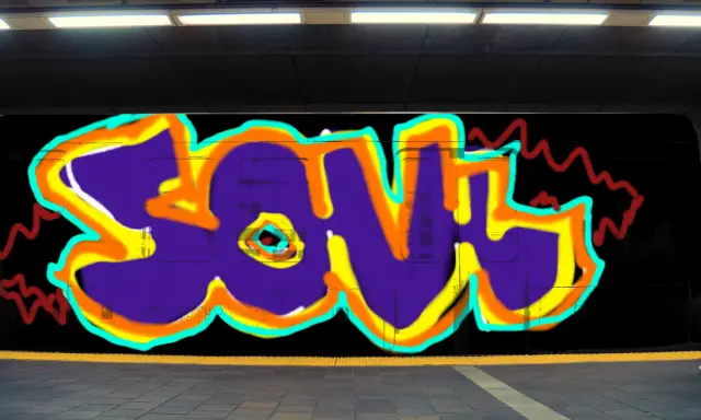 Graffiti artwork by SOUL