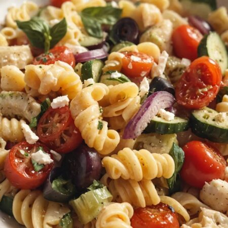 Easy One-Pan Pasta Salad