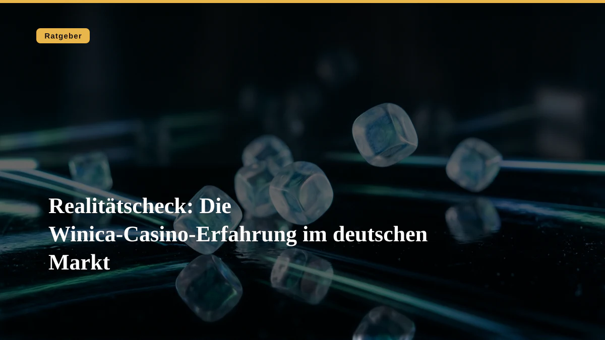 Realitätscheck: Die Winica-Casino-Erfahrung im deutschen Markt