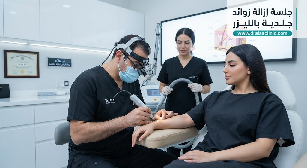 طرق علاج الزوائد الجلدية بالليزر والتبريد