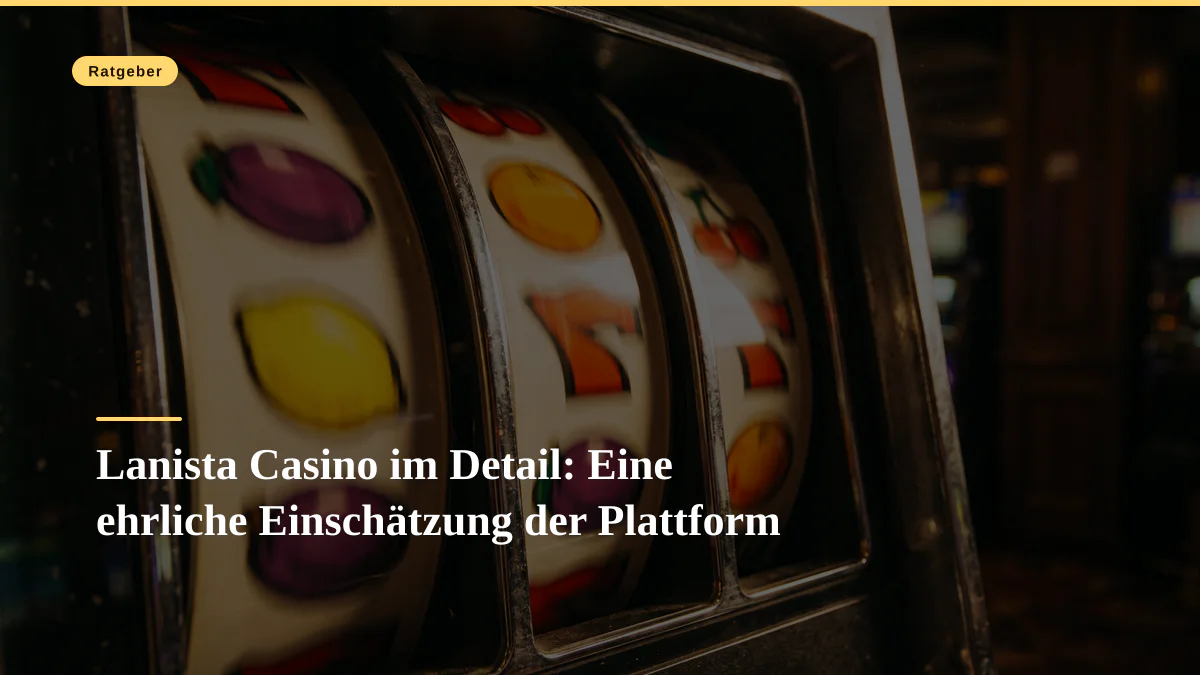 Lanista Casino im Detail: Eine ehrliche Einschätzung der Plattform