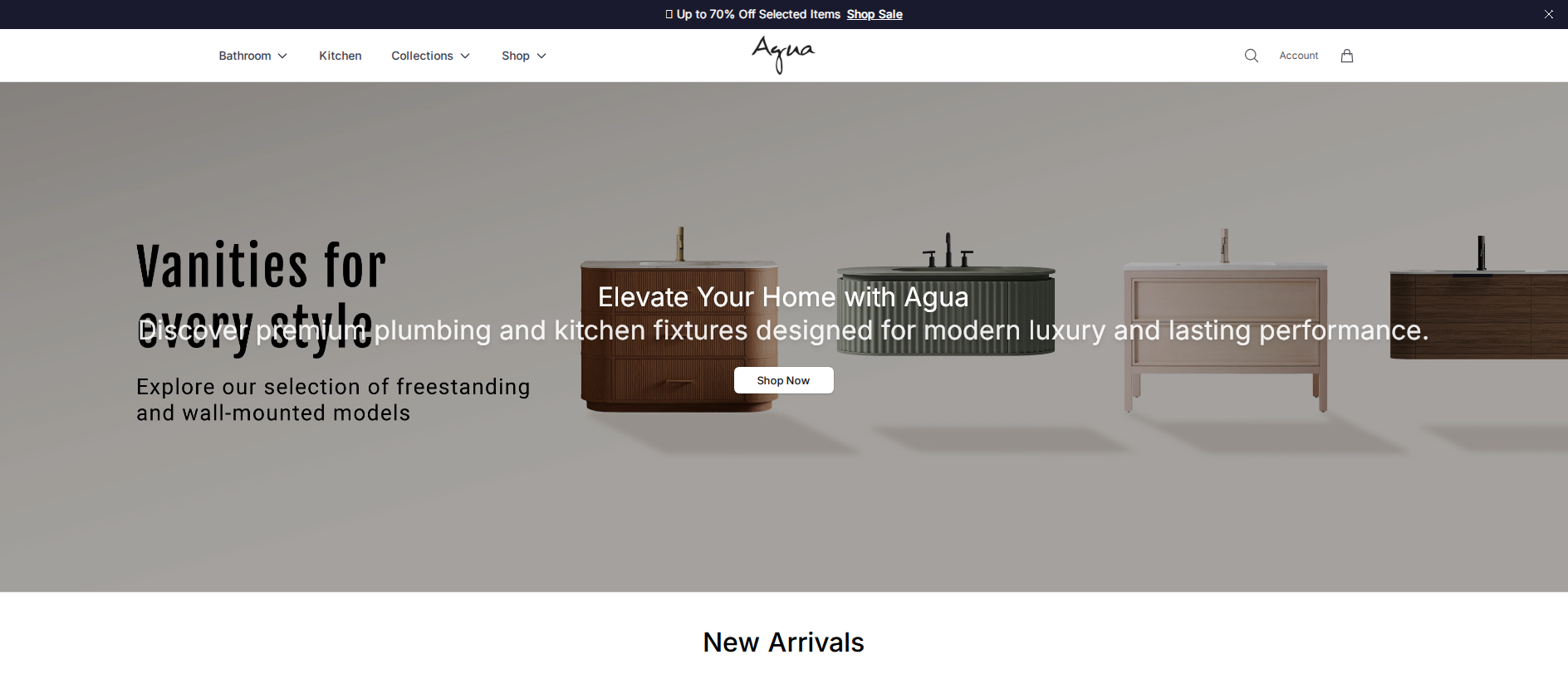 Stored capture of aguacanadahome.shop