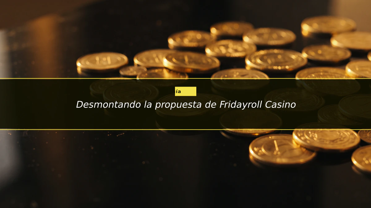 Desmontando la propuesta de Fridayroll Casino