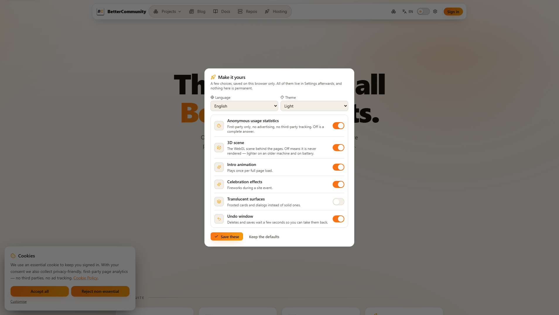 Stored capture of bettercommunity.ch
