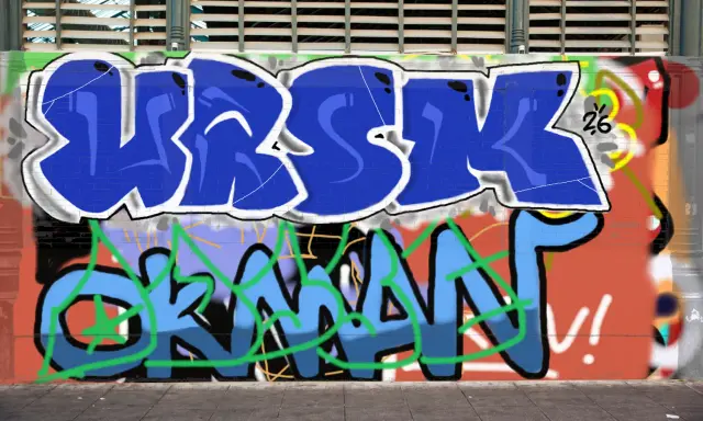 Graffiti artwork by Ursk