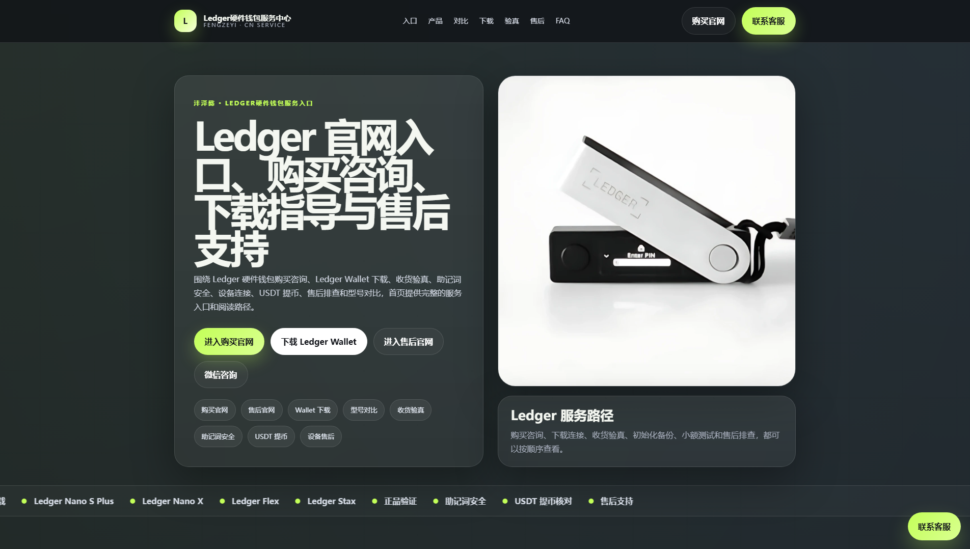 Forensic screenshot of ledger-partner-hub.com showing the phishing page layout