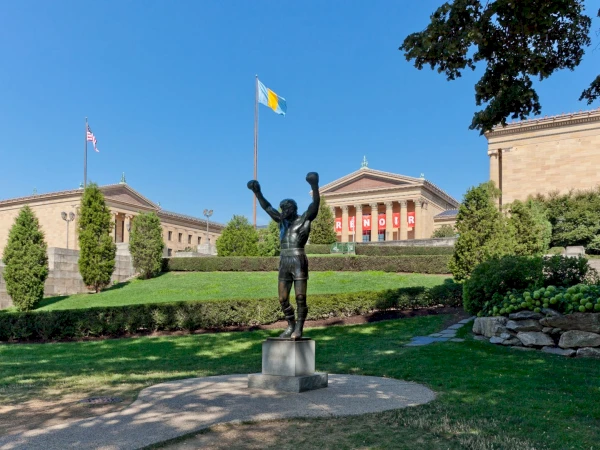 The Rocky Statue and Steps