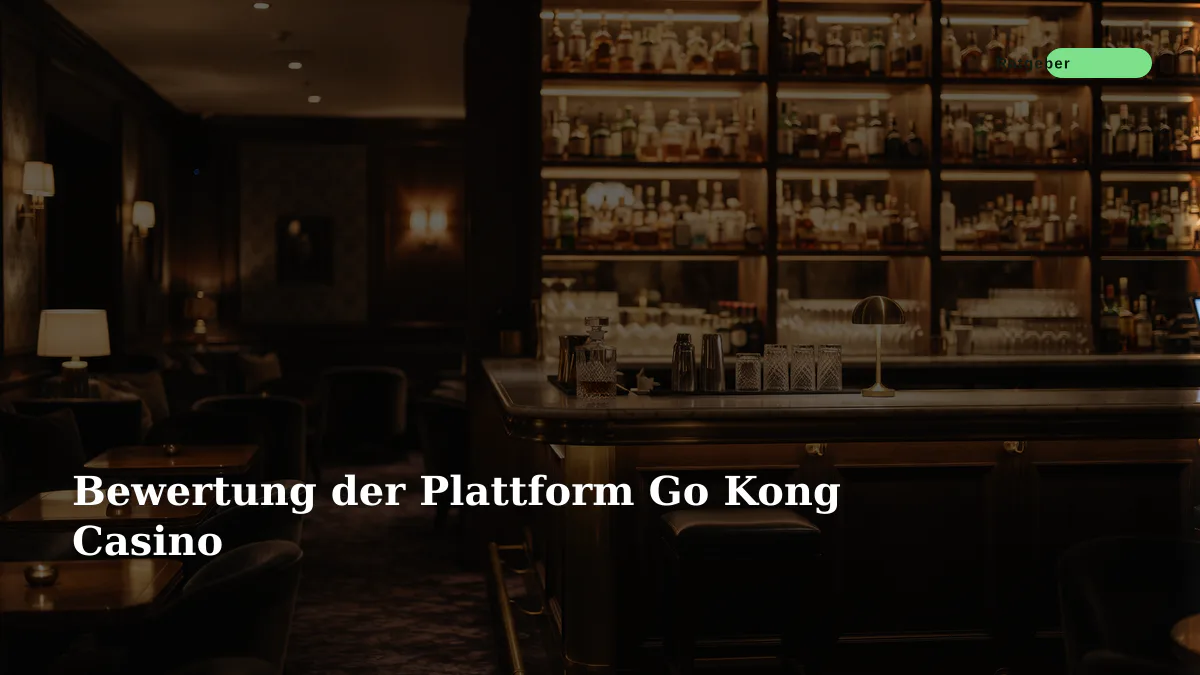 Bewertung der Plattform Go Kong Casino