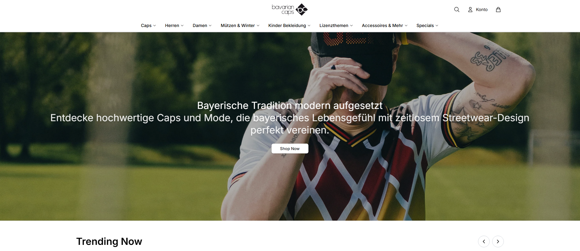 Stored capture of bavariancapsstore.shop