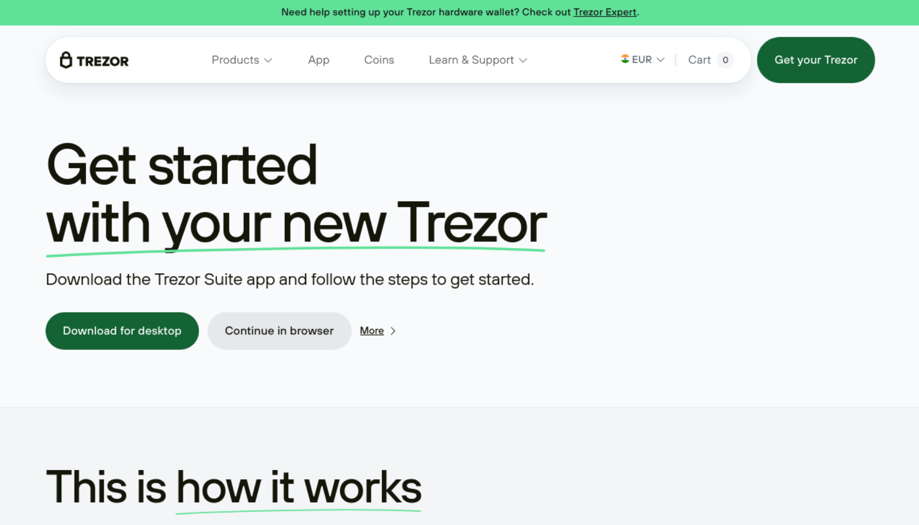 Stored capture of start-trezao-io.netlify.app