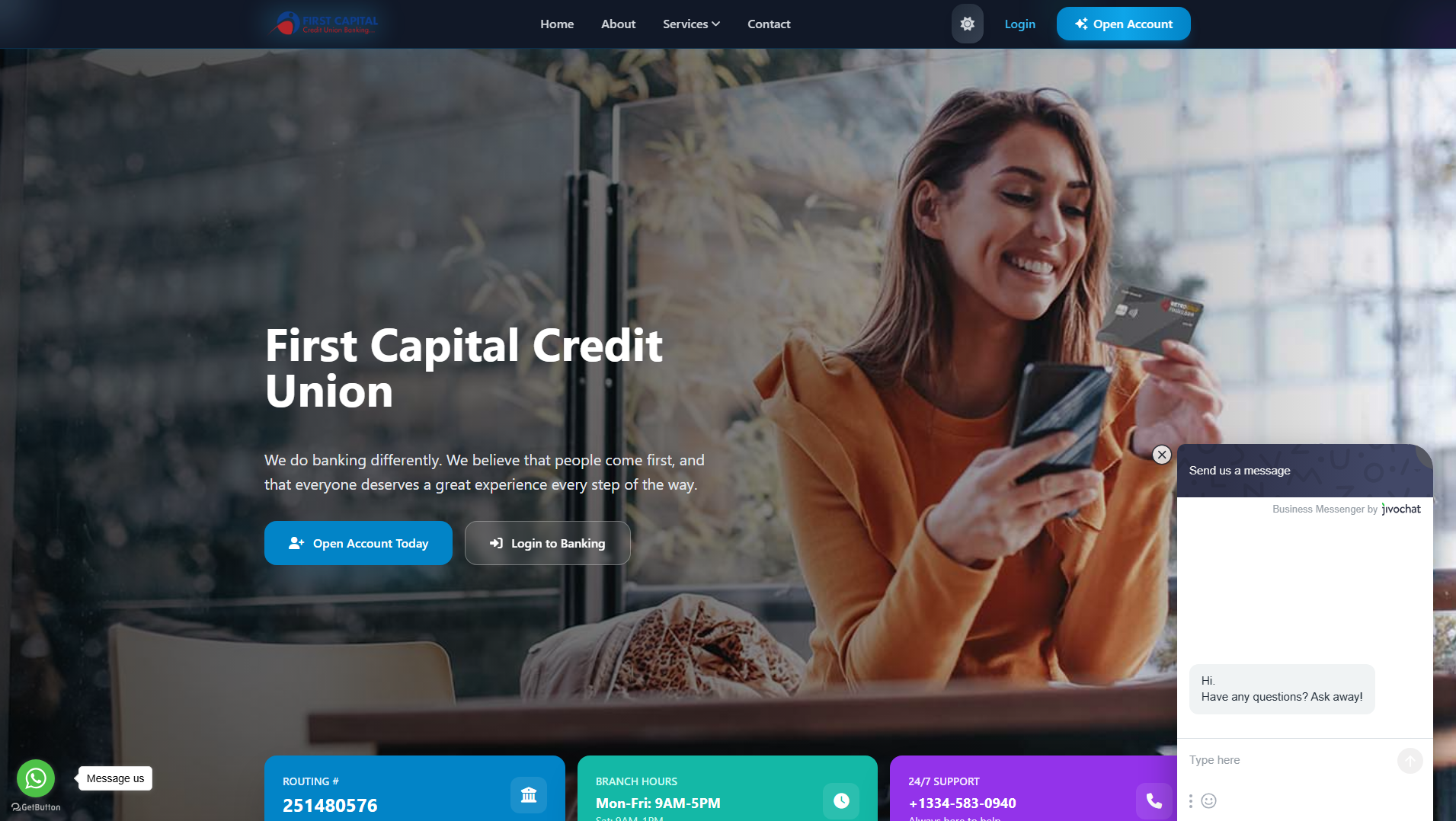 Stored capture of firstcapitalcreditunion.doprem.com