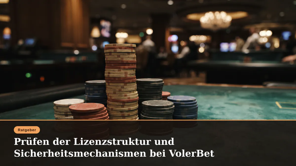 Prüfen der Lizenzstruktur und Sicherheitsmechanismen bei VolerBet