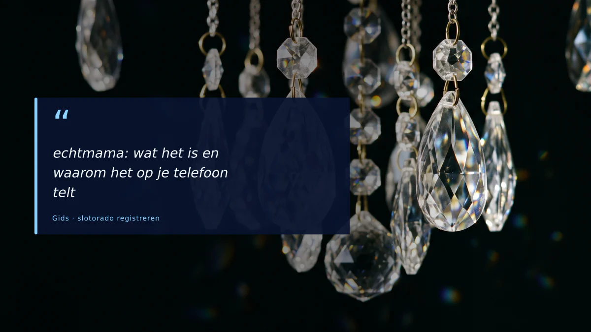 echtmama: wat het is en waarom het op je telefoon telt
