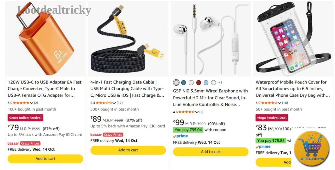 Electronics Mobile Accessories – Just ₹99 | Huge Savings Offer