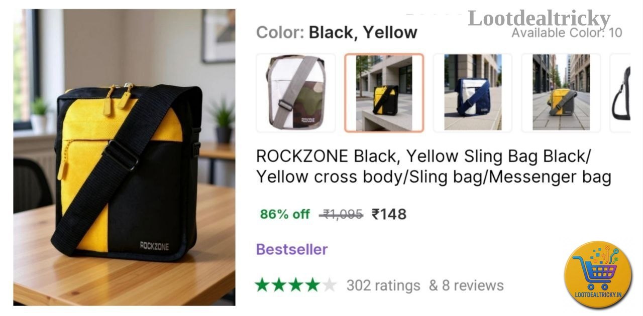 Cross Body Sling – Just ₹148 | Limited Time Loot Offer Cross Body Sling – Just ₹148 | Limited Time Loot Offer
