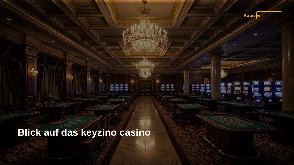 Blick auf das keyzino casino