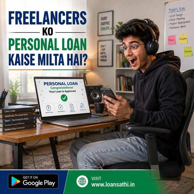 Freelancers Ko Personal Loan Kaise Milta Hai? Eligibility, Documents & Apply Guide
