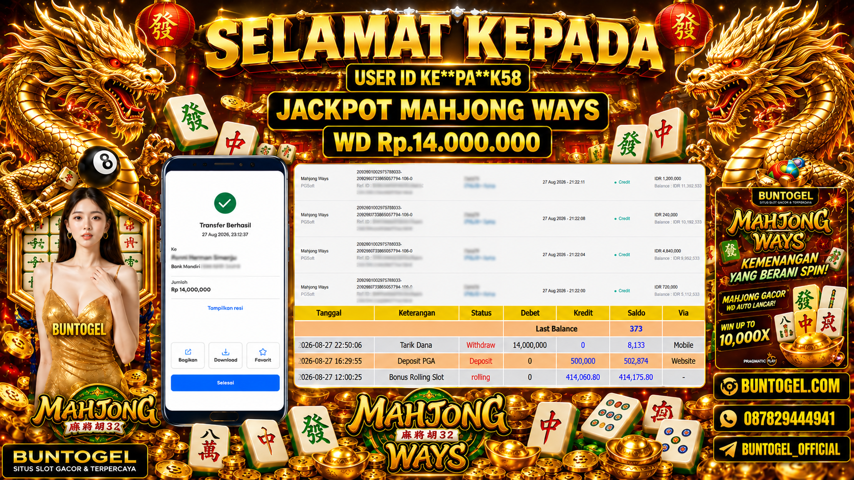 BUKTI BAYAR BUNTOGEL