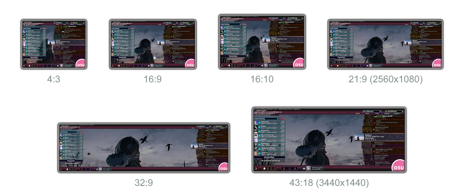 Default Reforged [All Modes • SD/HD • All Aspect Ratios] osu! skin screenshot 5