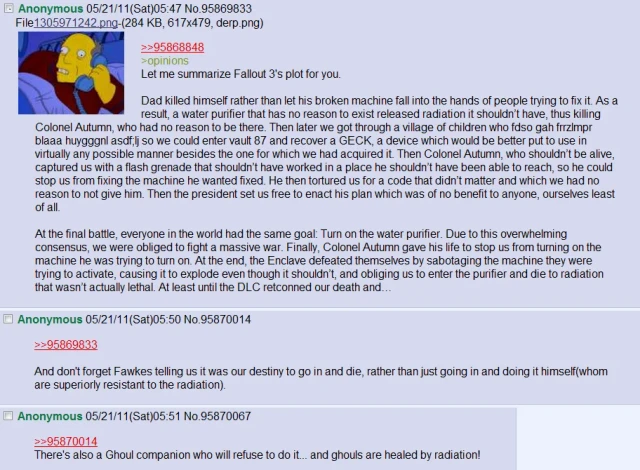 Fallout 3 plot summary