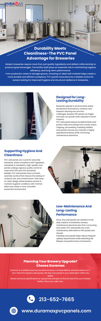 Durability Meets Cleanliness The PVC Panel Advantage for Breweries.jpg