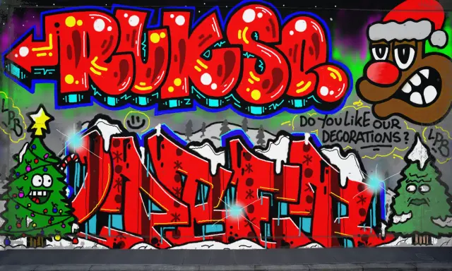 Graffiti artwork by LPBER