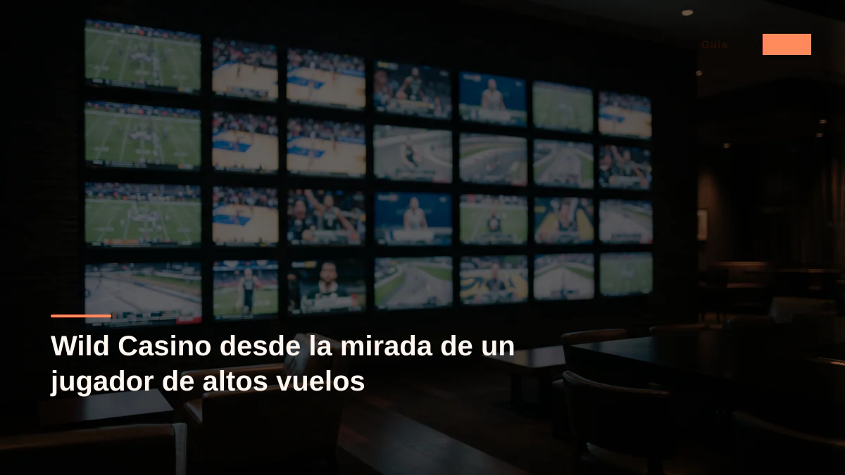 Wild Casino desde la mirada de un jugador de altos vuelos