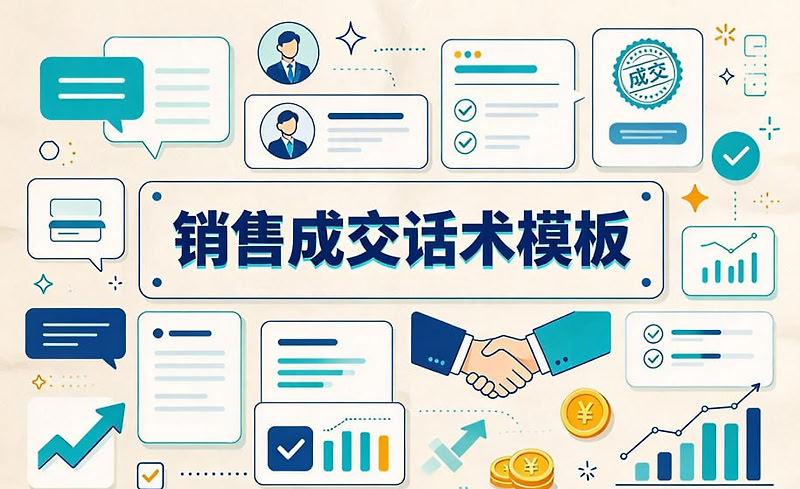 销售成交话术模板合集，让顾客快速下单的实战话术库