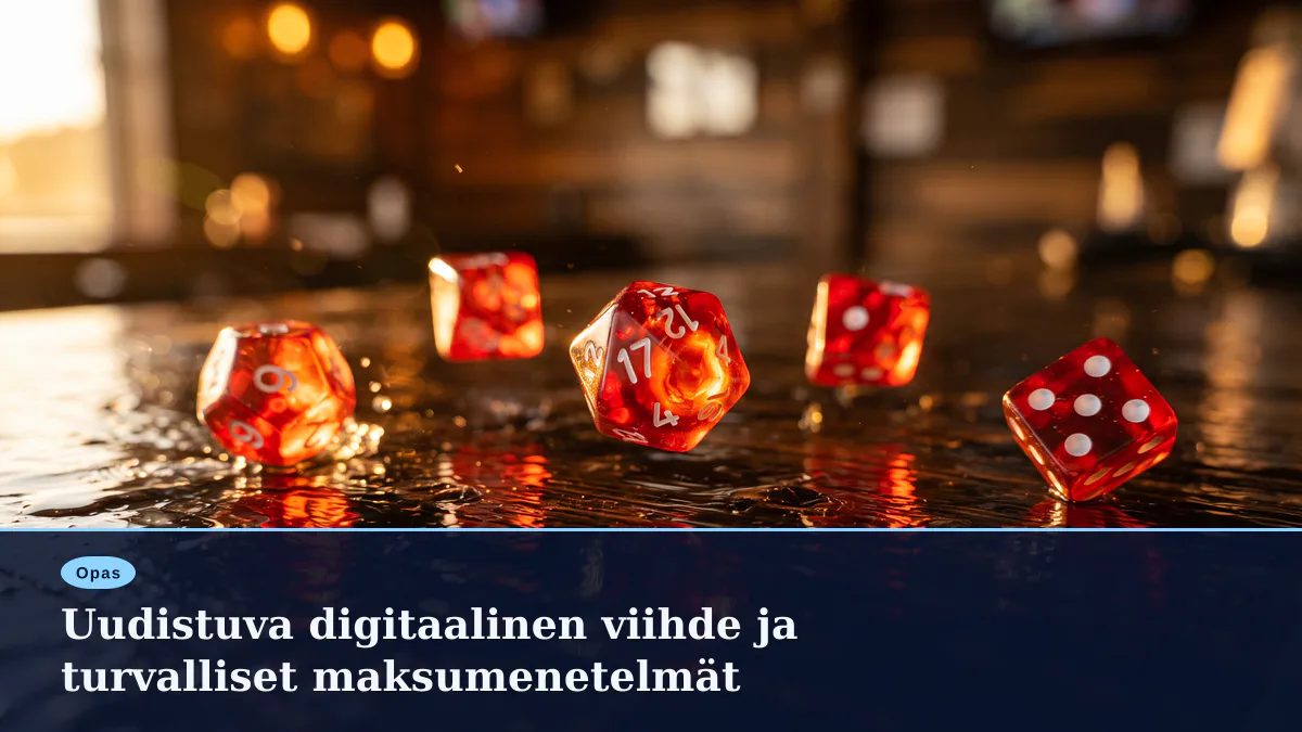Uudistuva digitaalinen viihde ja turvalliset maksumenetelmät