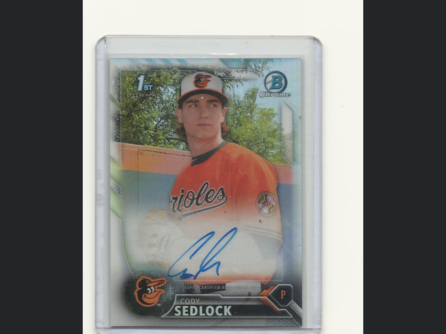2016 Bowman Draft Cody Sedlock Autograph Refractor /500.png