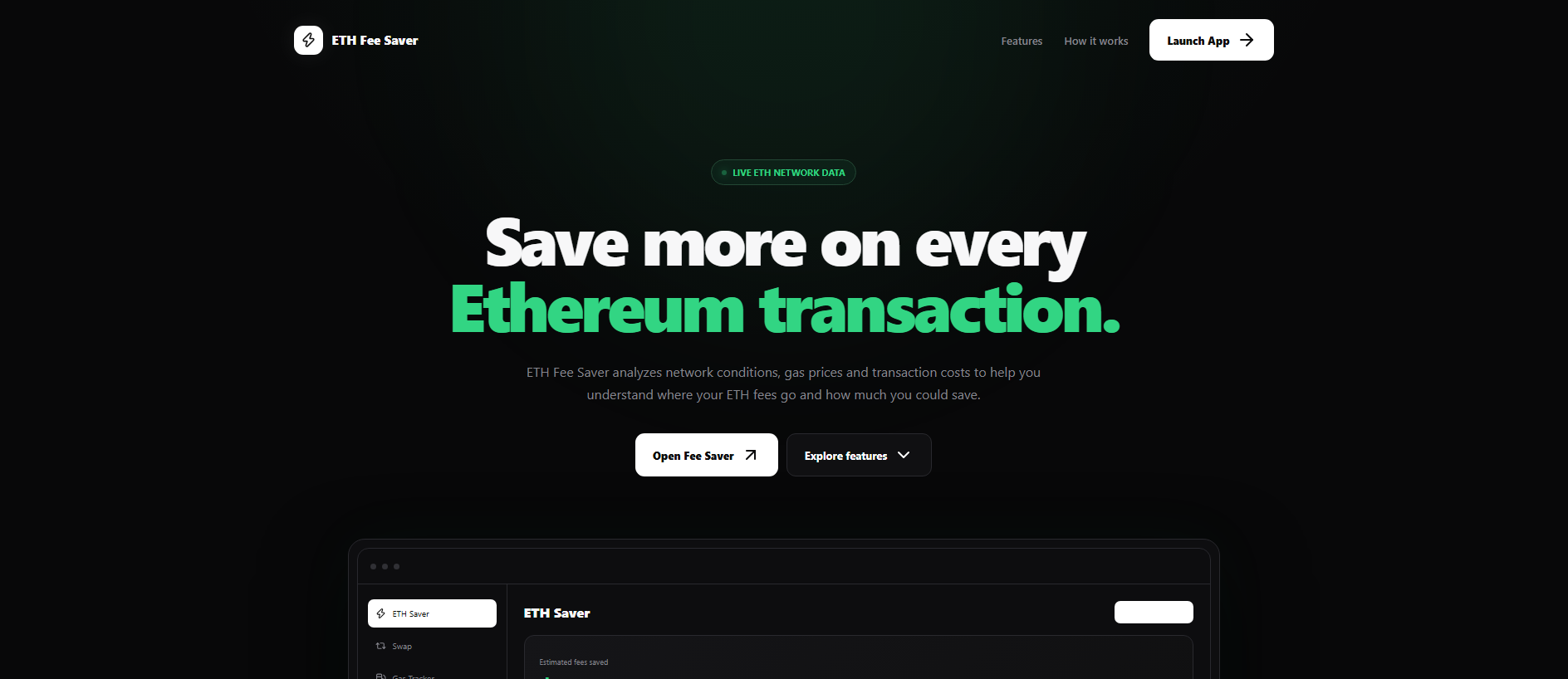Stored capture of feesaver.site