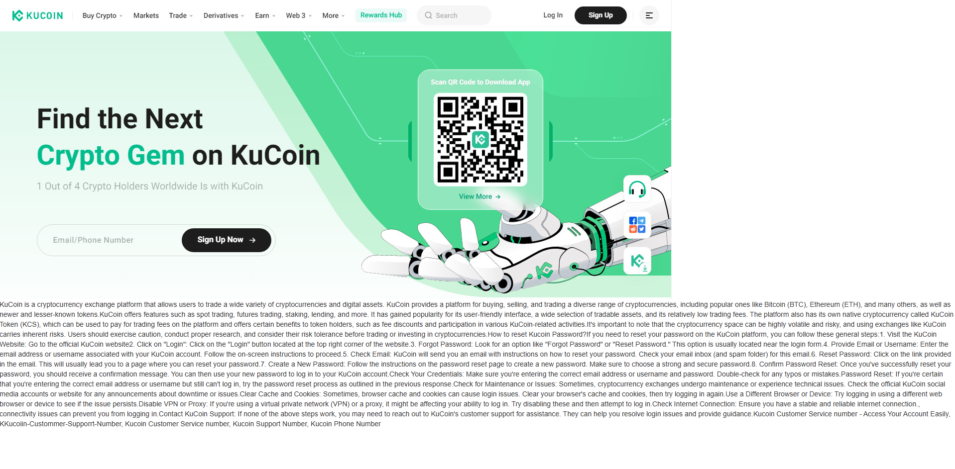 Stored capture of kuccoin-customerr-serrvice-nnumbr.webflow.io