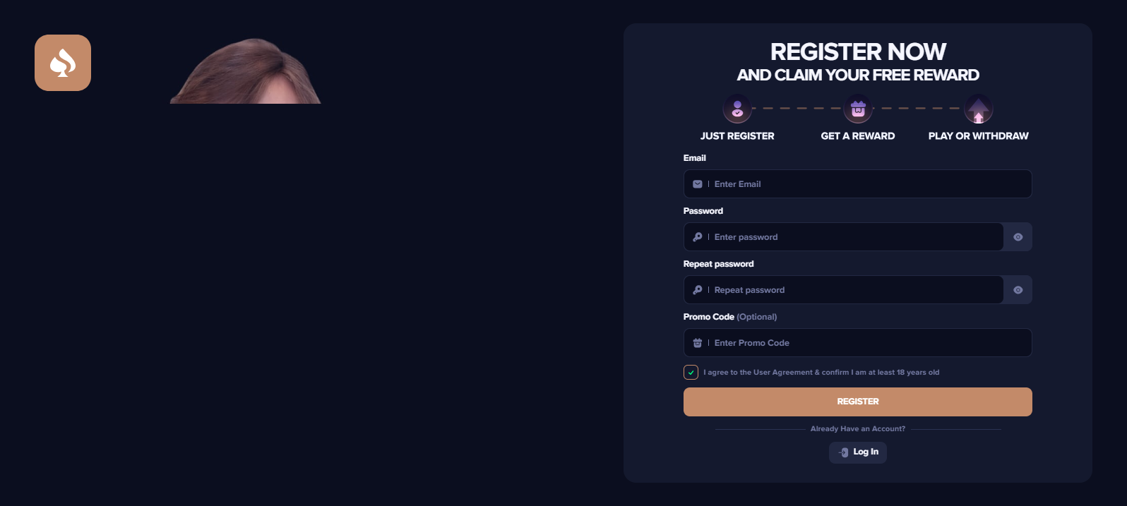 Forensic screenshot of [REDACTED] showing the phishing page layout