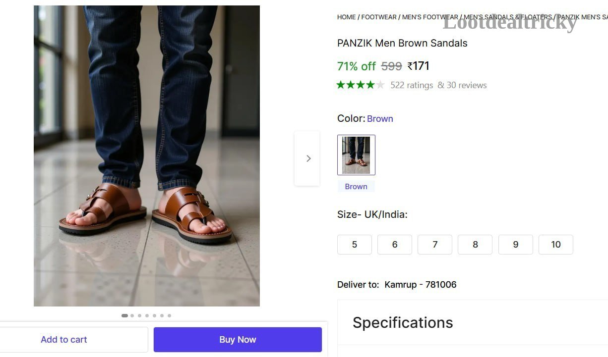   men S Brown – Just ₹171 | Best Deal