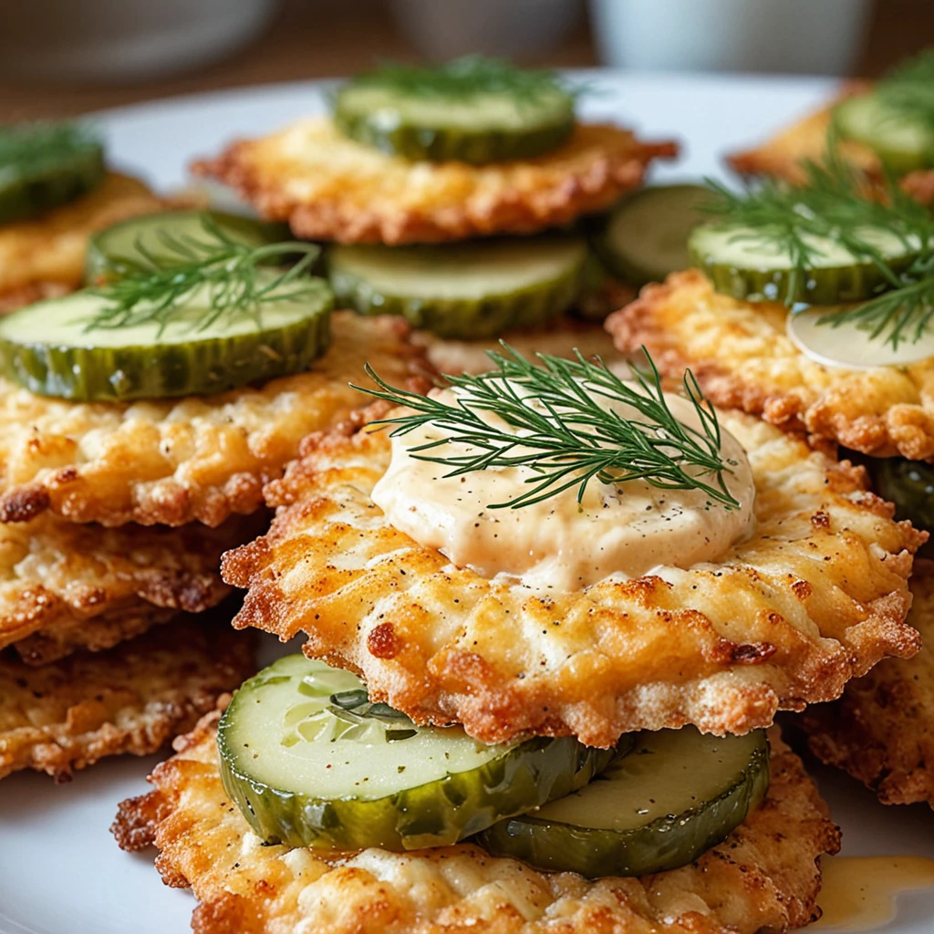 Dill Pickle Cheese Ritz Bites Crunchy Treats
