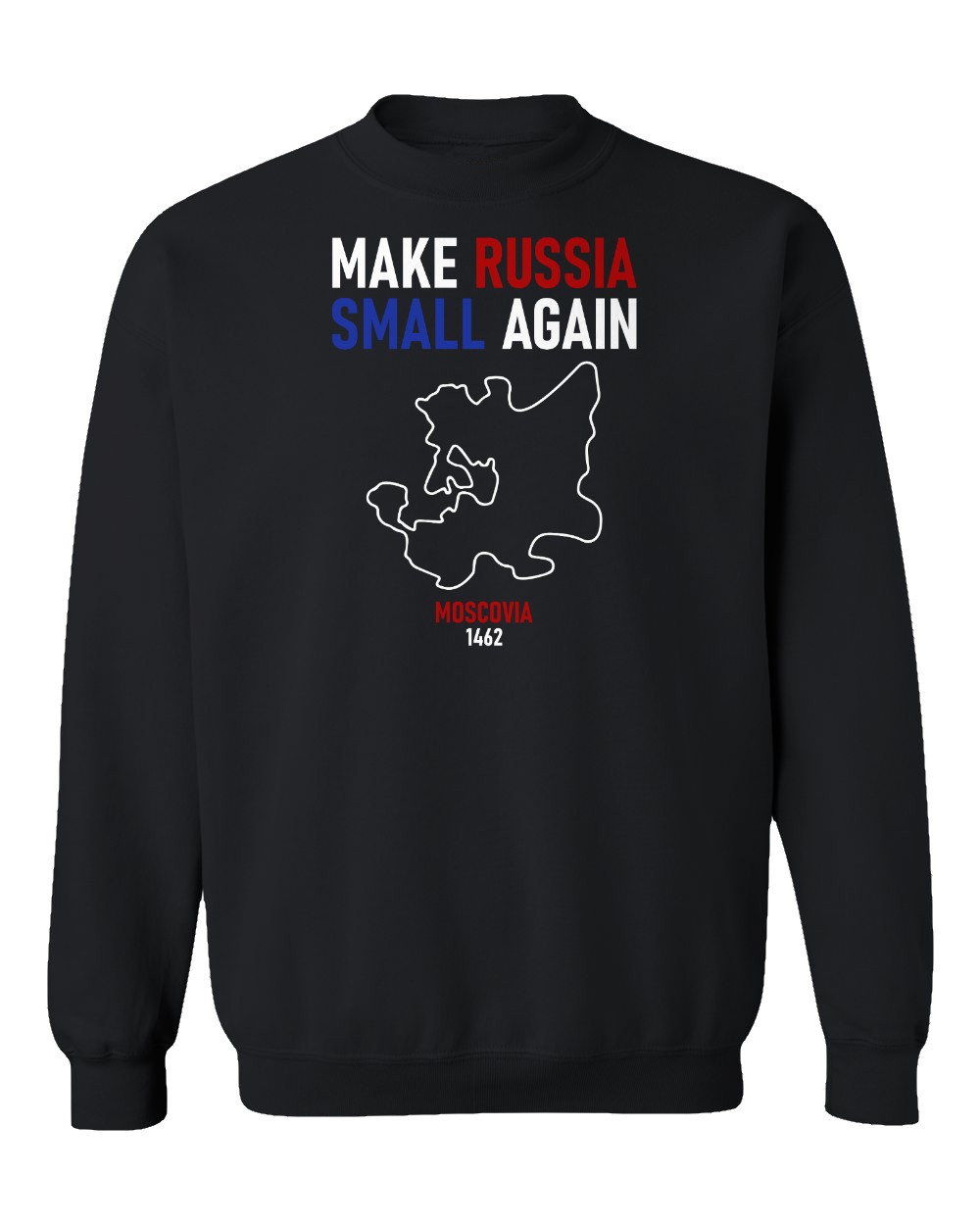 Make Russia Small Again Trump 24′ President Elections Unisex Crewneck Sweatshirt