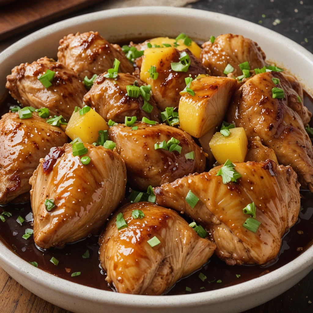 Sweet Hawaiian Crockpot Chicken