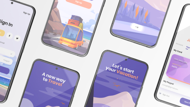 Android App Presentation Mockup - Mobile Mockup Promo